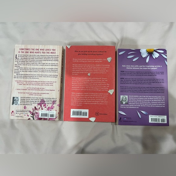Colleen Hover Books: It Ends with Us; Regretting You; All Your Perfects - Picture 2 of 2